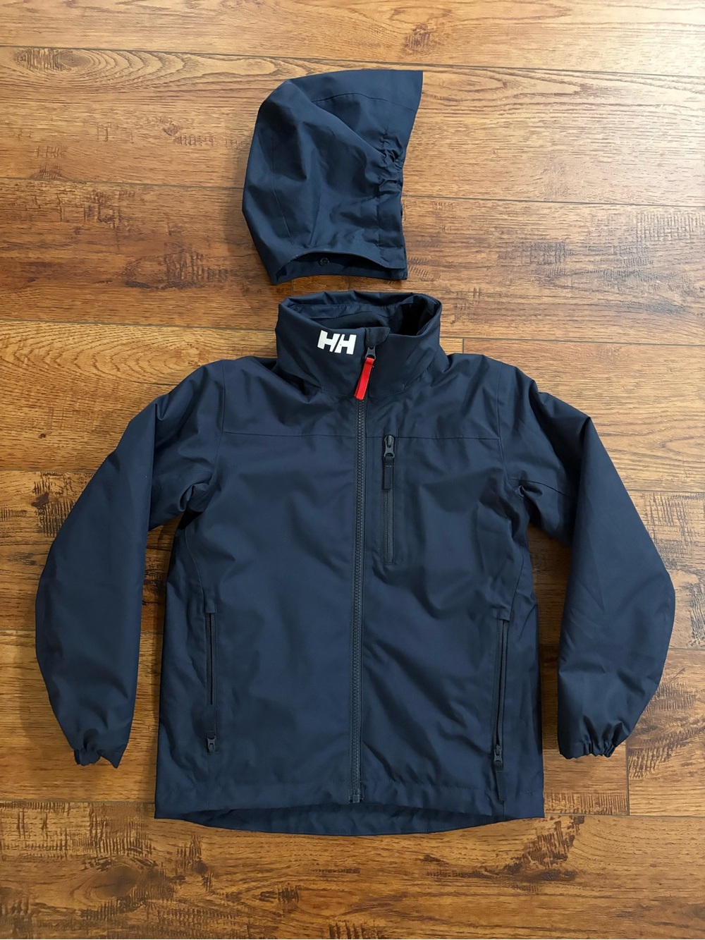 Helly Hansen Norway Helly Tech Waterproof Hooded Jacket Kids 8 Navy